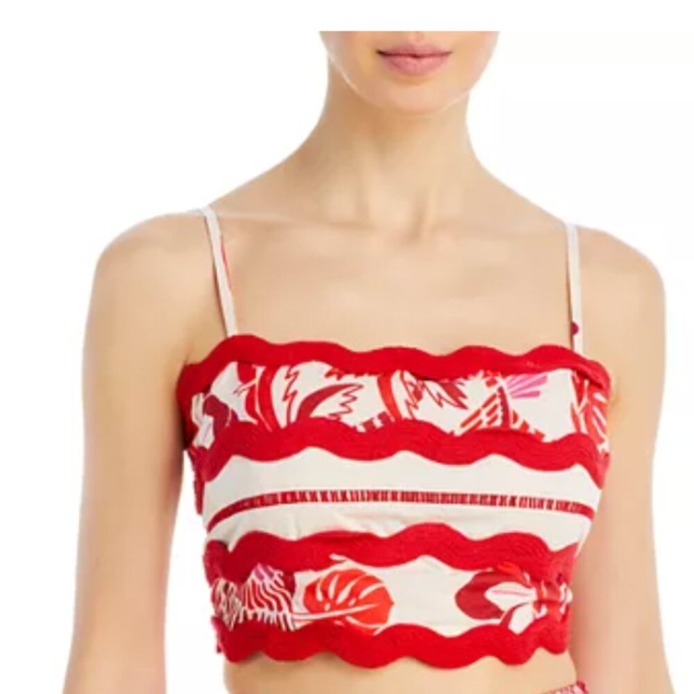 Farm Rio Tiles Crop Top XL